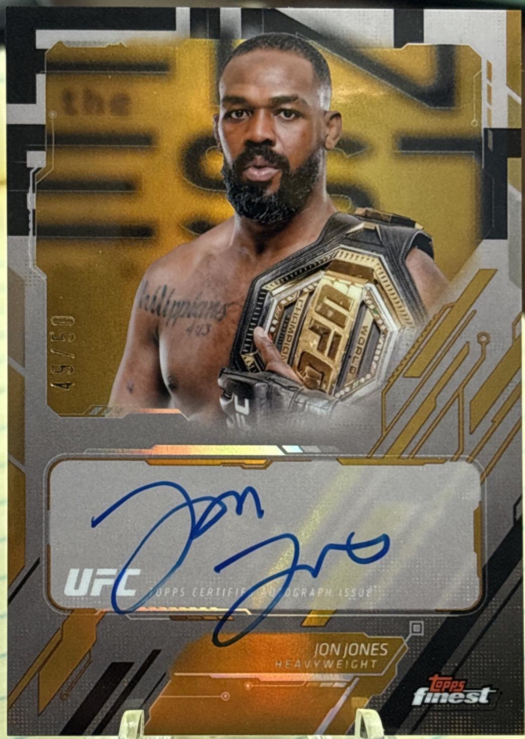 Jon Jones [Gold Refractor] #TFA-JJ