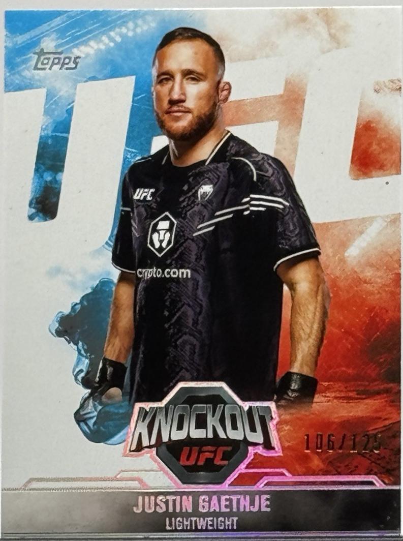 Justin Gaethje [Holo Silver] #88