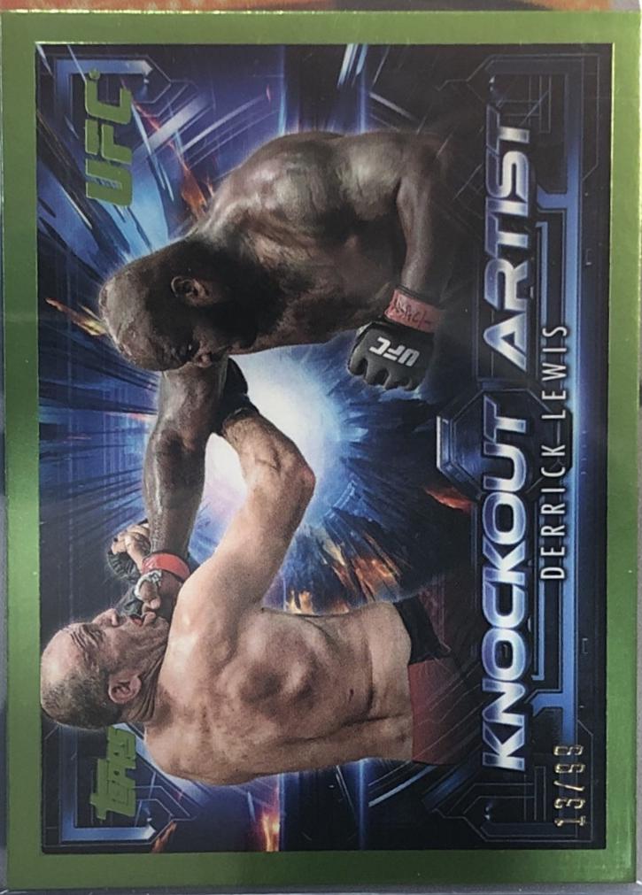 Derrick Lewis [Lime Green] #KA-2