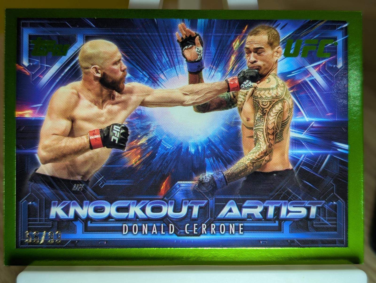 Donald Cerrone [Lime Green] #KA-22