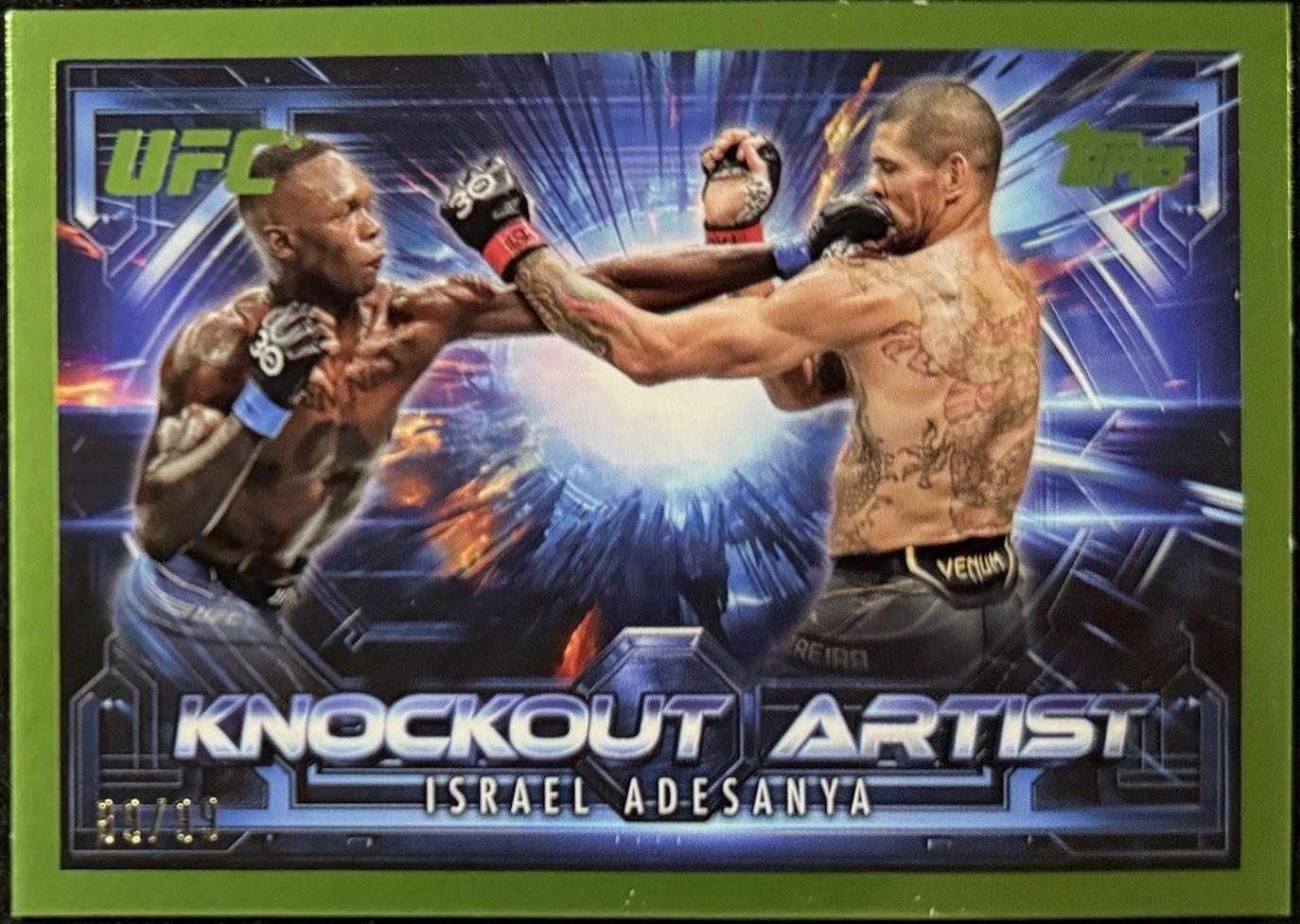 Israel Adesanya [Lime Green] #KA-5