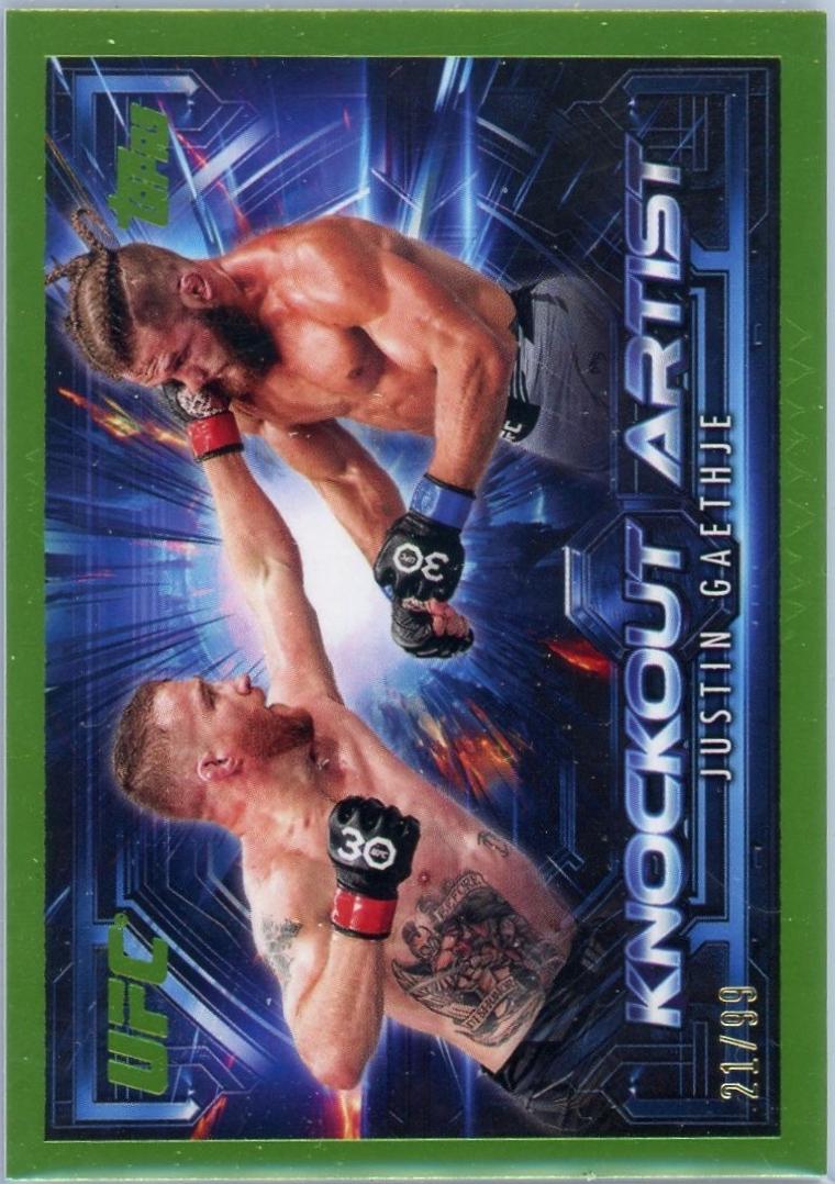 Justin Gaethje [Lime Green] #KA-20