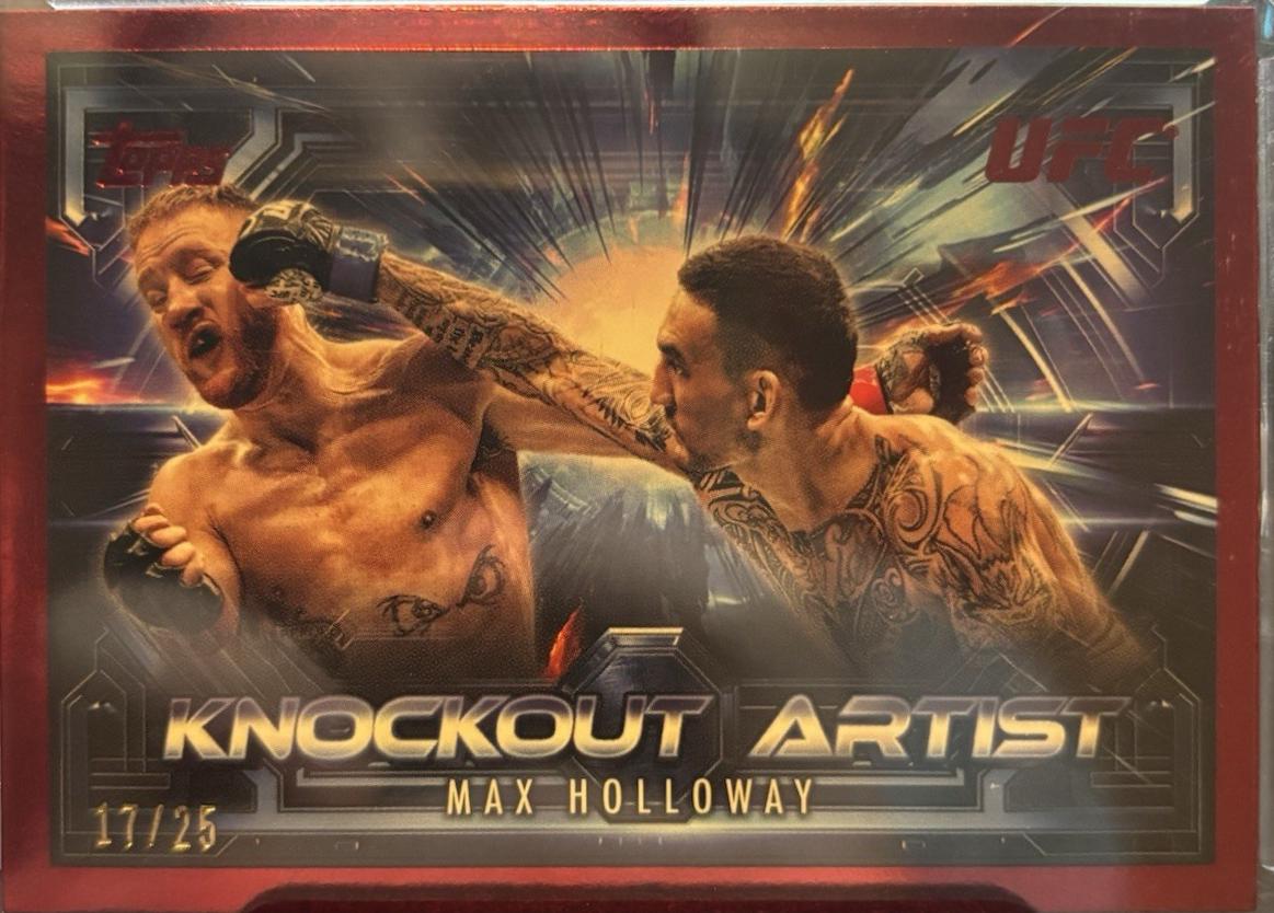 Max Holloway [Red] #KA-9