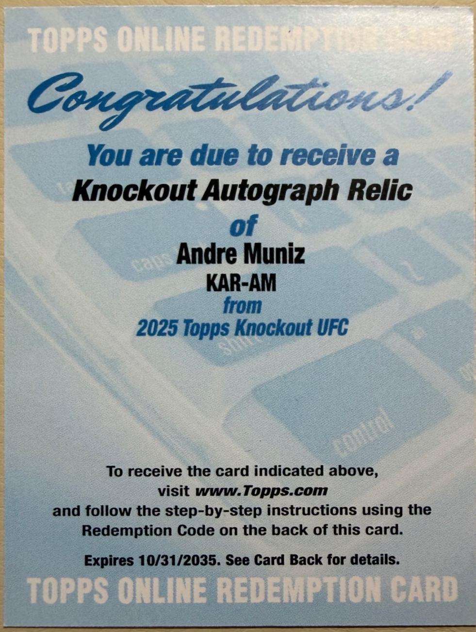 Andre Muniz #KAR-AM