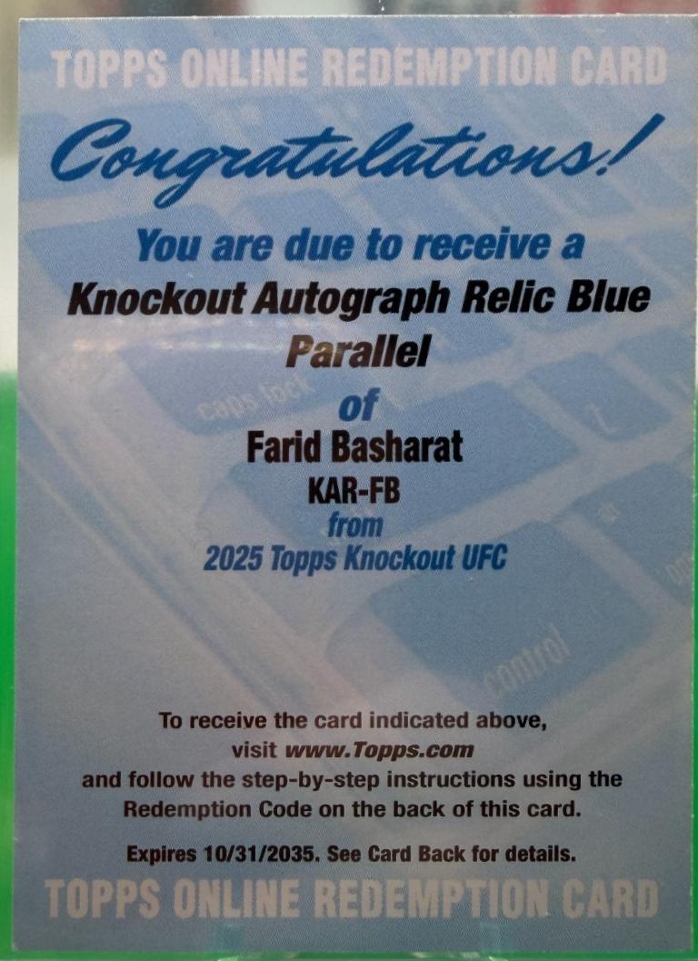 Farid Basharat [Blue] #KAR-FB