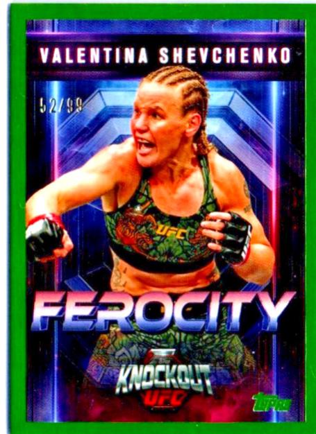Valentina Shevchenko [Lime Green] #FE-27