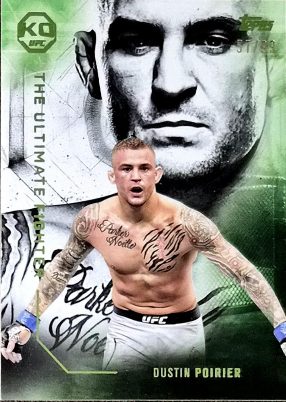 Dustin Poirier [Lime Green] #UF-14