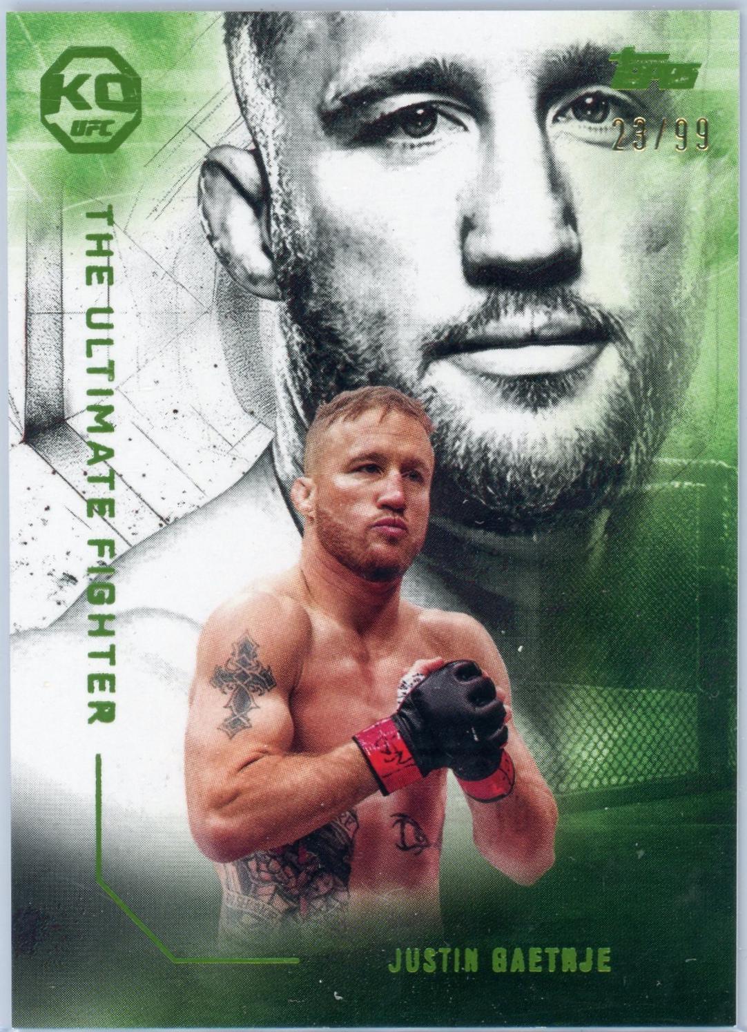 Justin Gaethje [Lime Green] #UF-3