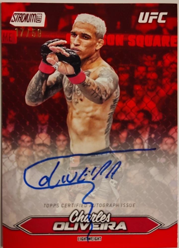 Charles Oliveira [Red] #BCA-COA