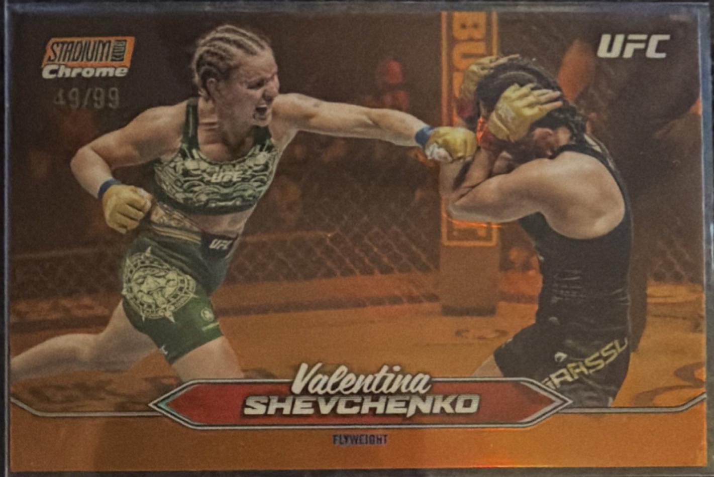 Valentina Shevchenko [Orange Refractor] #C-156