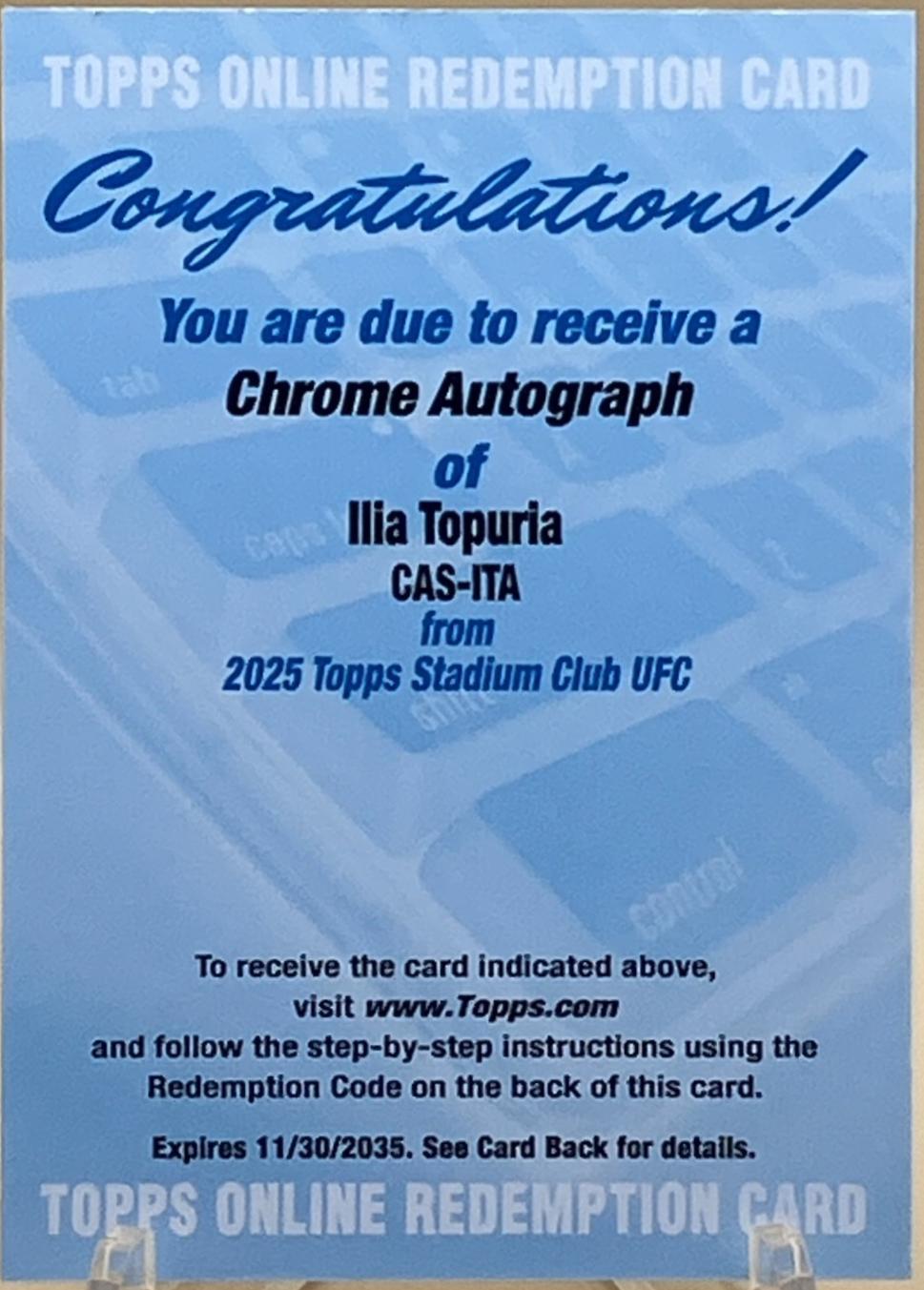 Ilia Topuria #CAS-ITA
