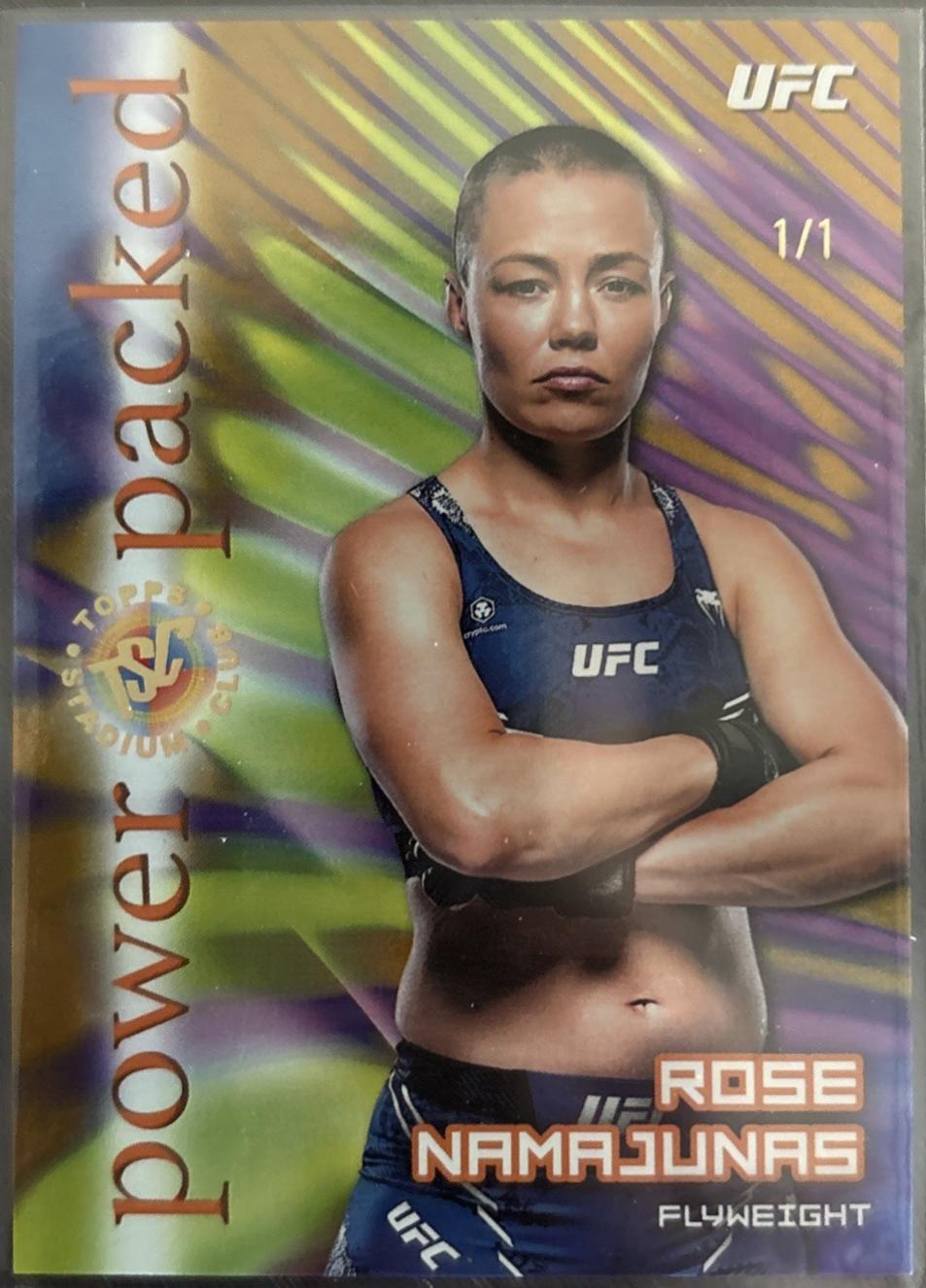 Rose Namajunas [Gold Rainbow] #PD-19