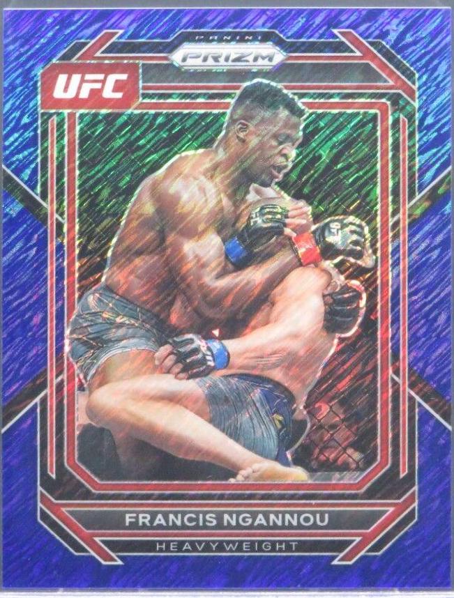 Francis Ngannou [Blue Shimmer] #117