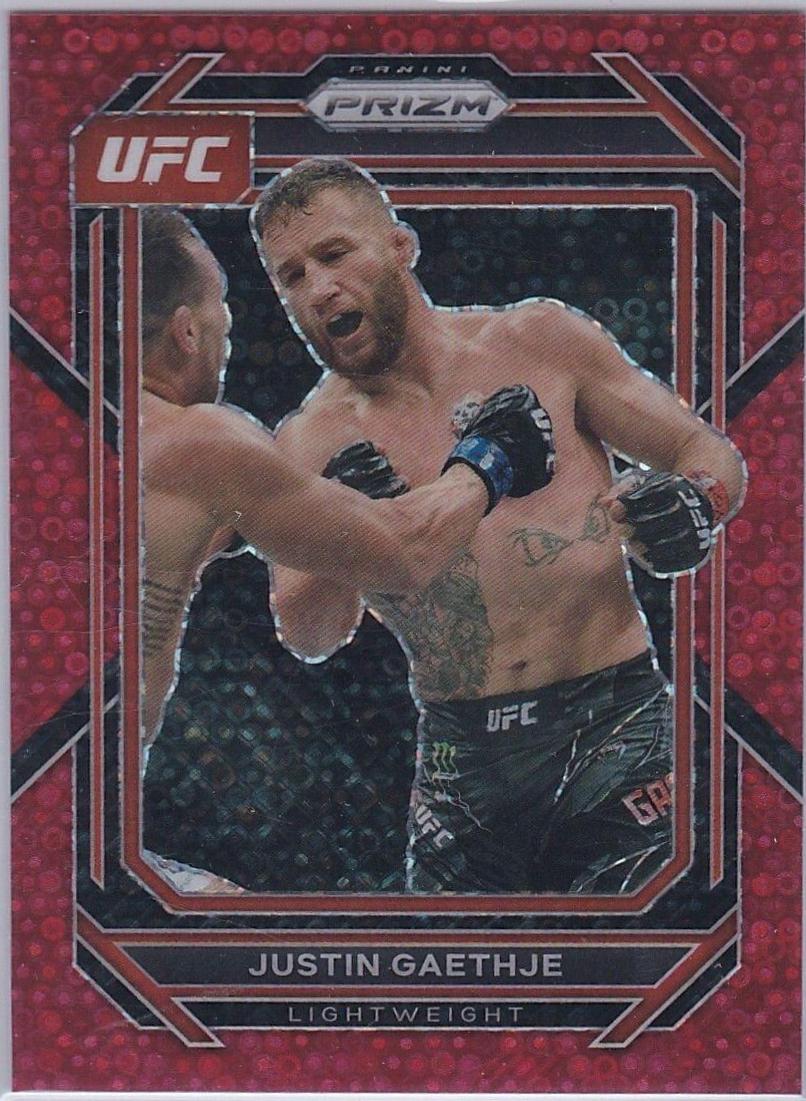 Justin Gaethje [Under Card Red] #110