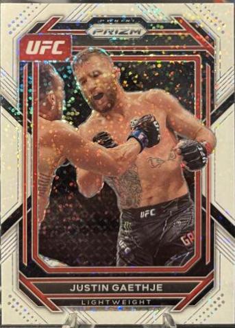 Justin Gaethje [White Sparkle] #110