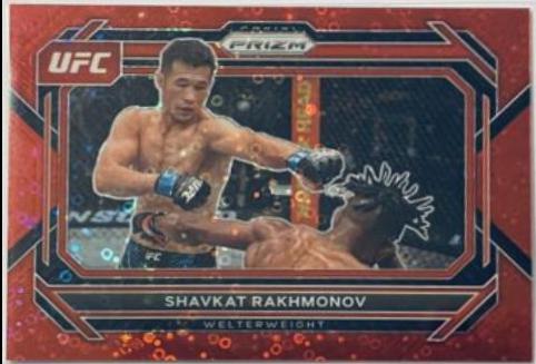 Shavkat Rakhmonov [Under Card Red] #81