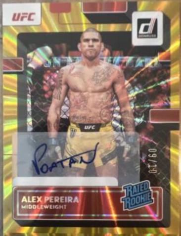 Alex Pereira [Signature Gold Laser] #209