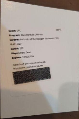 Herb Dean [Signature Gold Laser] #222