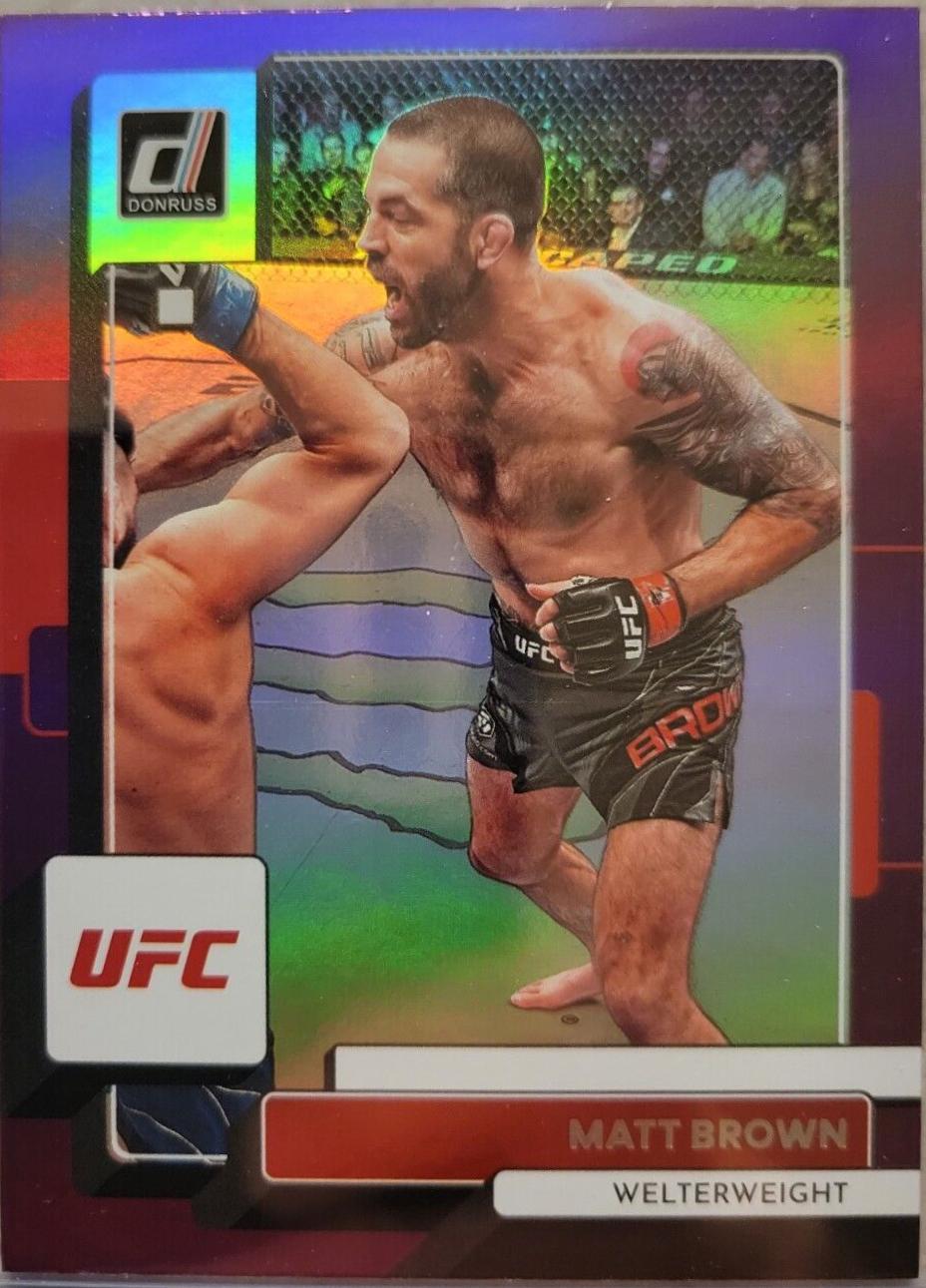 Matt Brown [Purple Laser] #115
