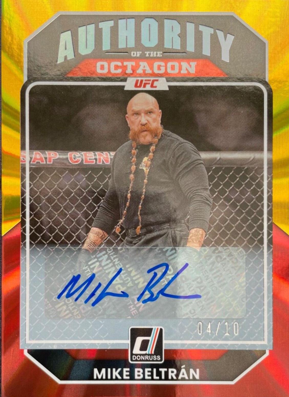 Mike Beltran [Signature Gold Laser] #221