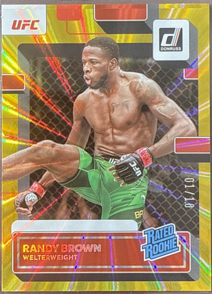 Randy Brown [Gold Laser] #214