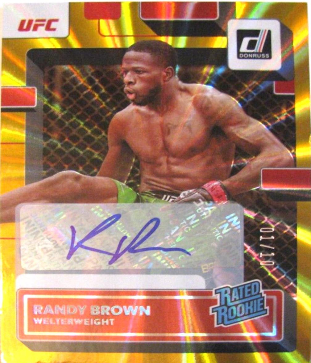 Randy Brown [Signature Gold Laser] #214