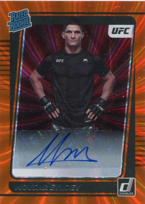 Movsar Evloev [Signature Holo Orange Laser] #218