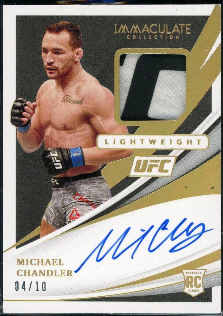 Michael Chandler [Memorabilia Autograph Gold] #108