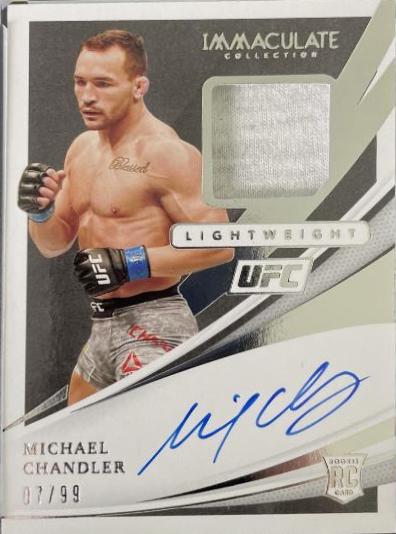 Michael Chandler [Memorabilia Autograph] #108
