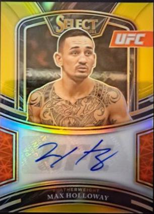 Max Holloway [Gold Prizms] #SG-MXH