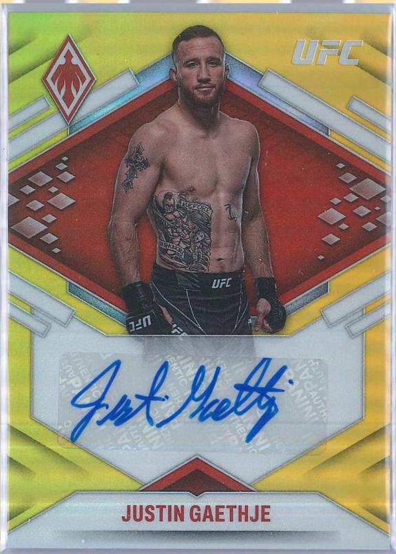 Justin Gaethje [Gold] #PX-JGE