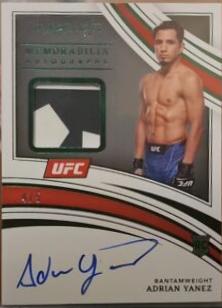 Adrian Yanez [Memorabilia Autograph Green] #109