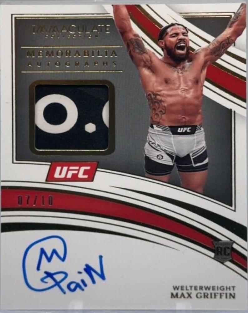 Max Griffin [Memorabilia Autograph Gold] #108