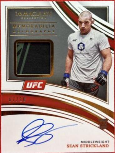 Sean Strickland [Memorabilia Autograph Gold] #103