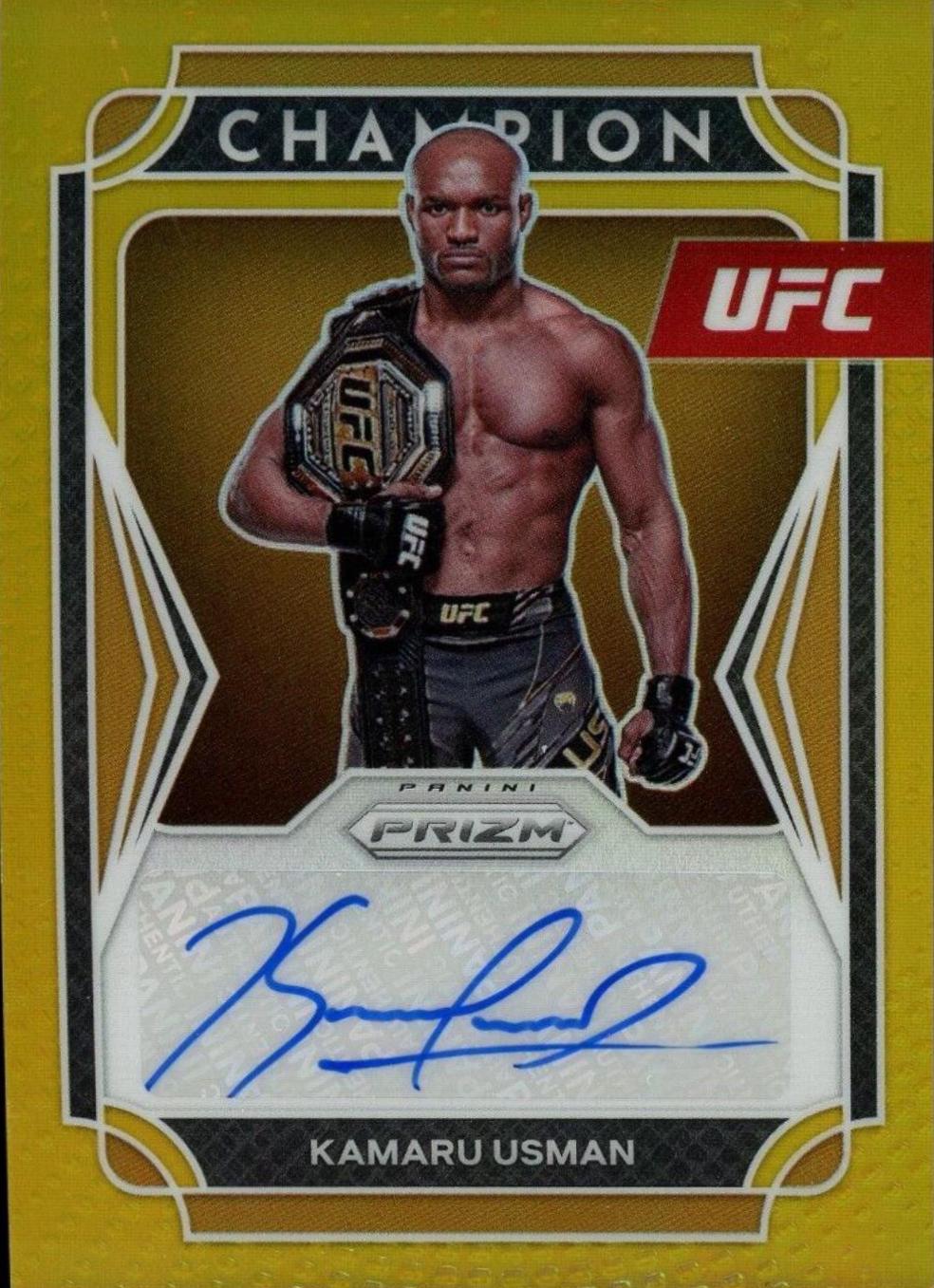Kamaru Usman [Gold] #CS-KU