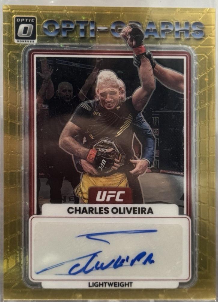 Charles Oliveira [FOTL Gold Stars Autograph Autograph] #OG-COV