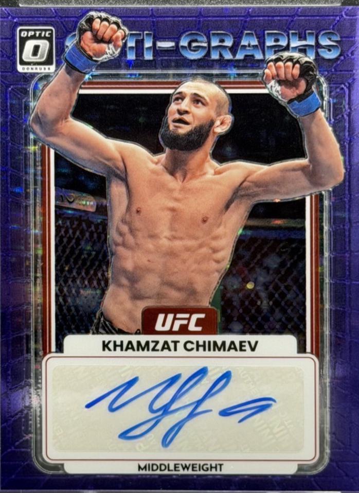 Khamzat Chimaev [FOTL Purple Stars Autograph Autograph] #OG-KCH