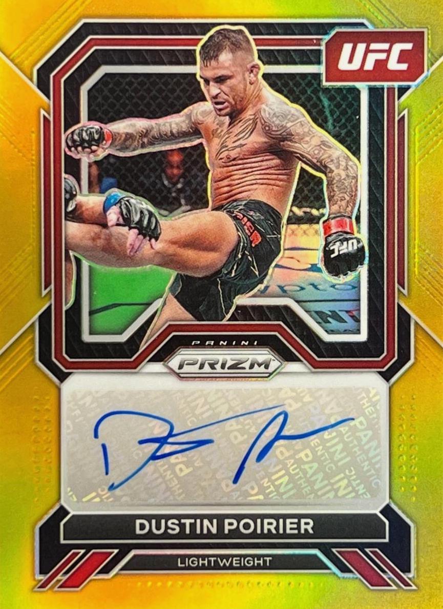 Dustin Poirier [Gold Prizm] #SA-DPR