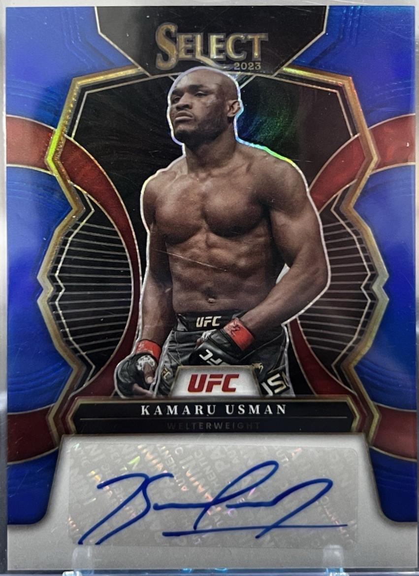 Kamaru Usman [Blue] #SG-KUS