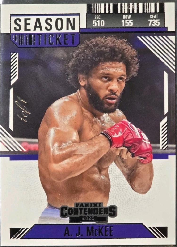 A.J. McKee [Season Ticket Black] #95