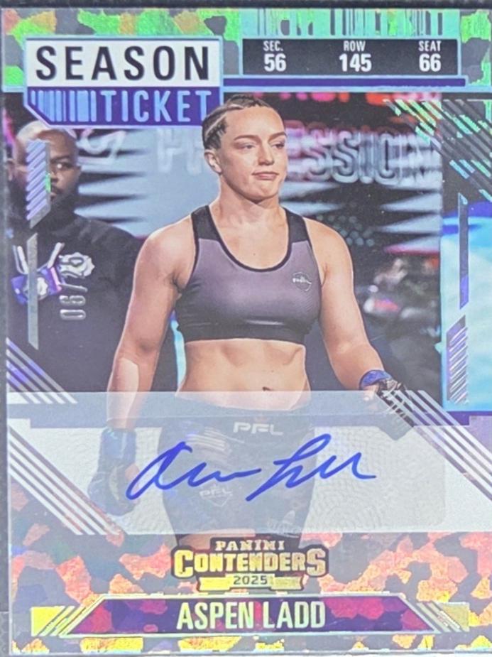 Aspen Ladd [Cracked Ice Season Ticket Signature] #58
