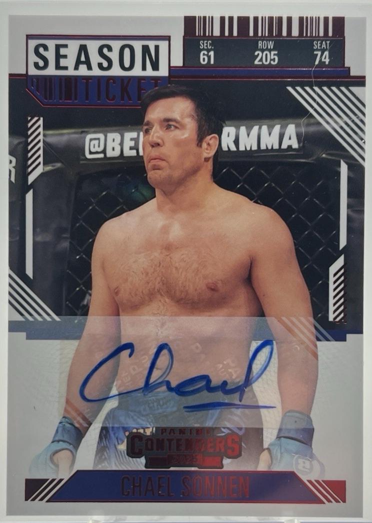 Chael Sonnen [Red Season Ticket Signature] #15