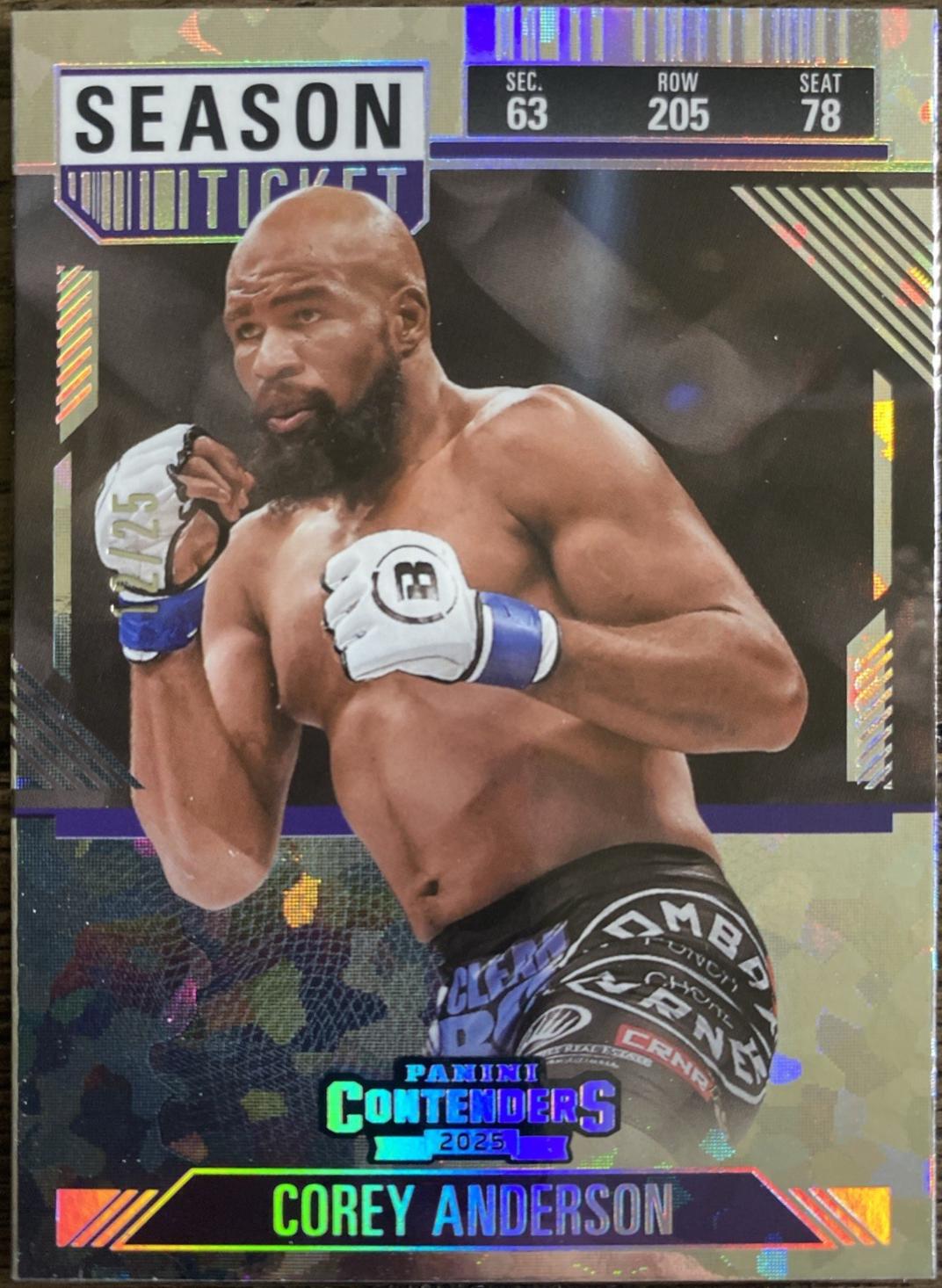 Corey Anderson [Cracked Ice Ticket] #88