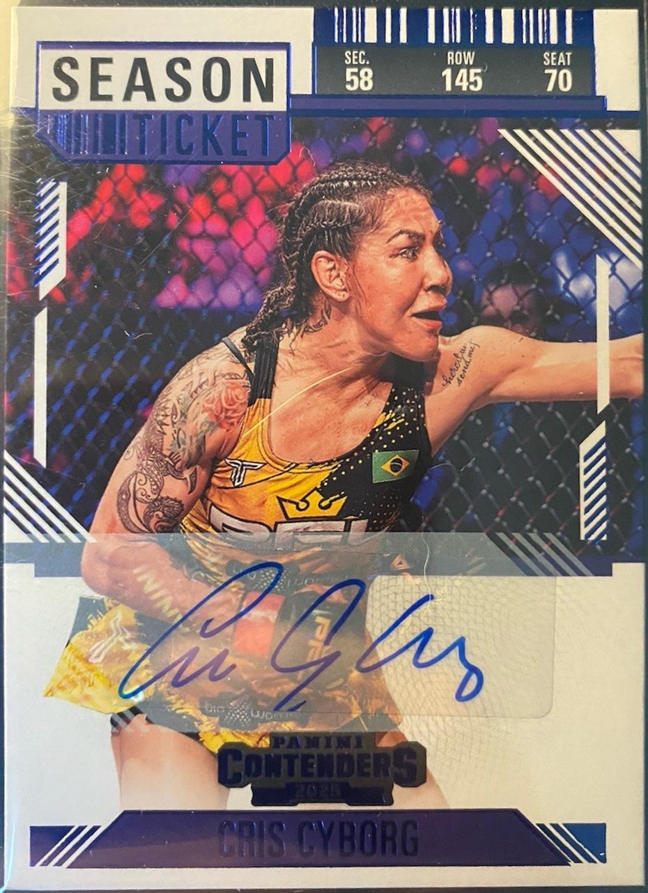 Cris Cyborg [Blue Season Ticket Signature] #76