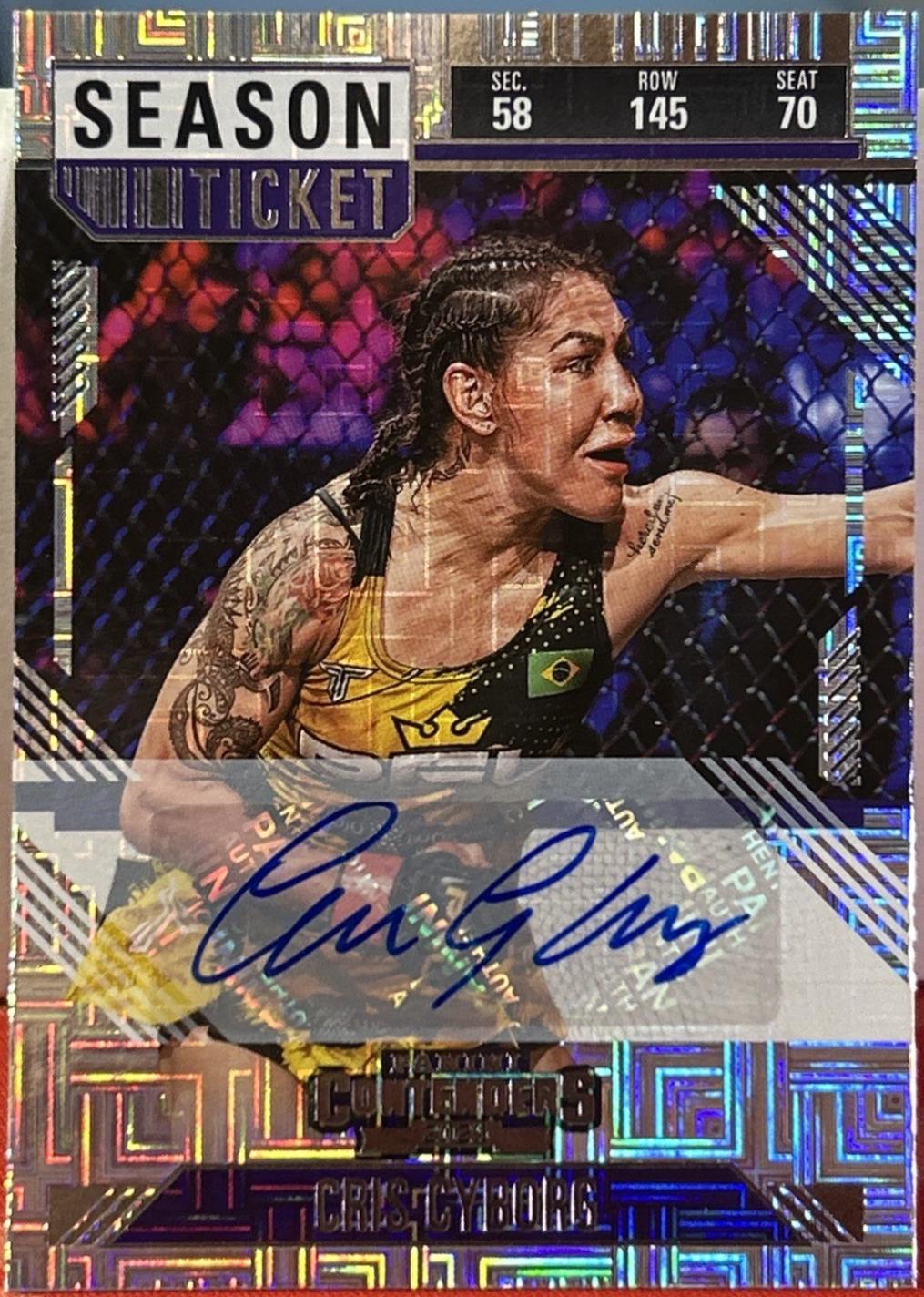 Cris Cyborg [Main Card Season Ticket Signature] #76