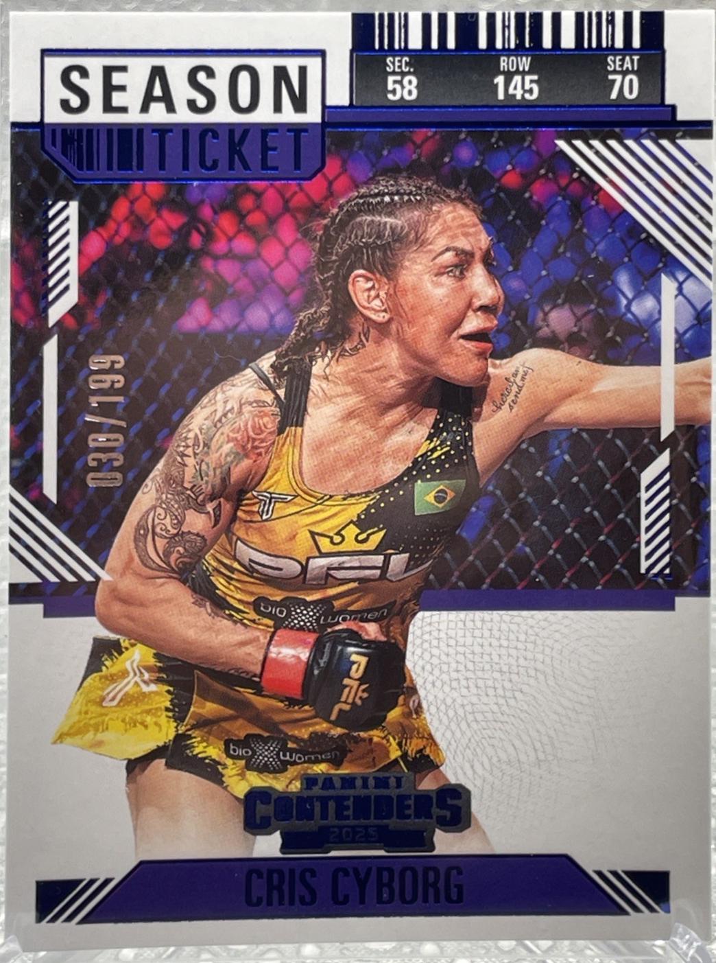 Cris Cyborg [Season Ticket Blue] #76