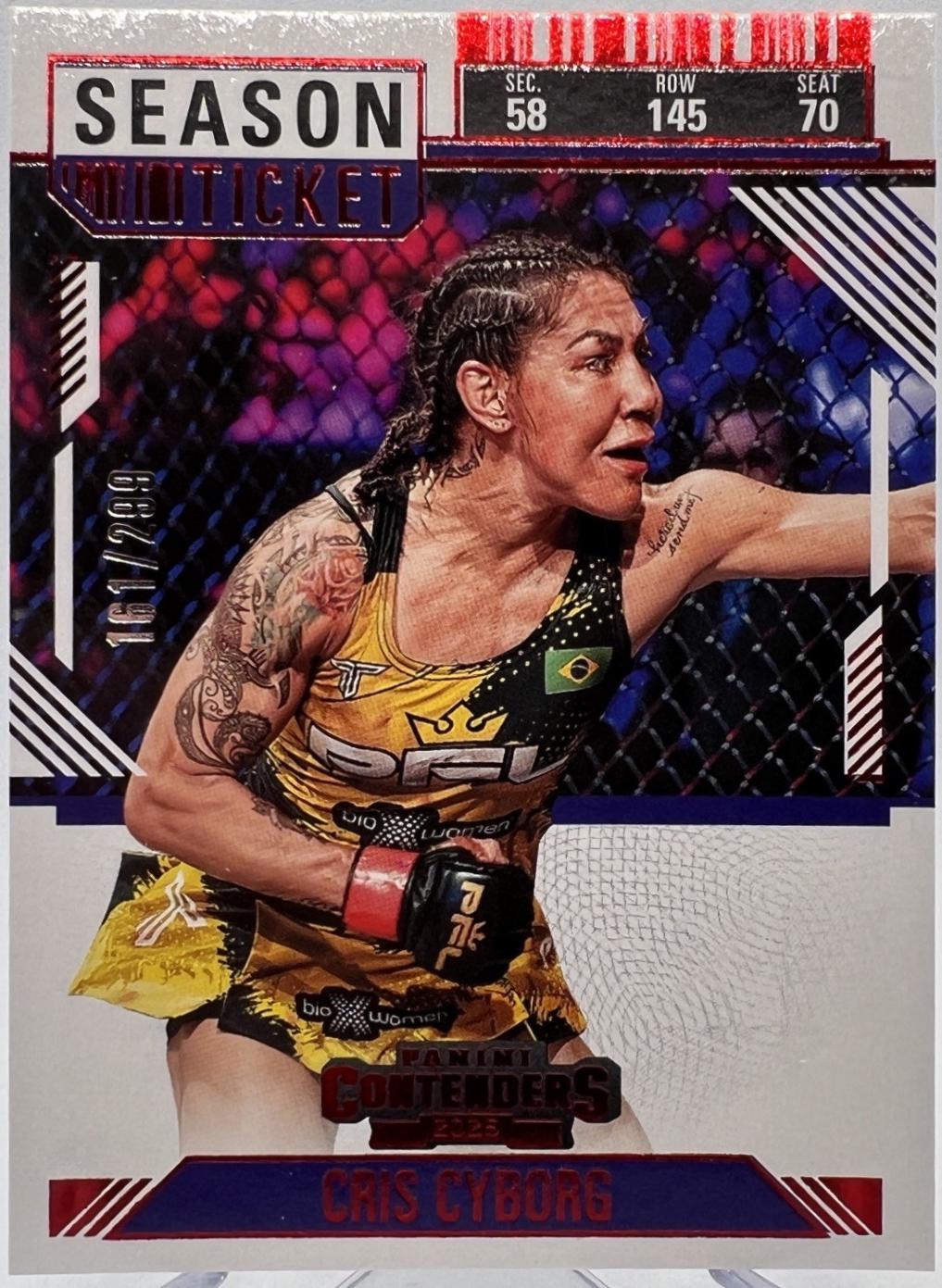 Cris Cyborg [Season Ticket Red] #76