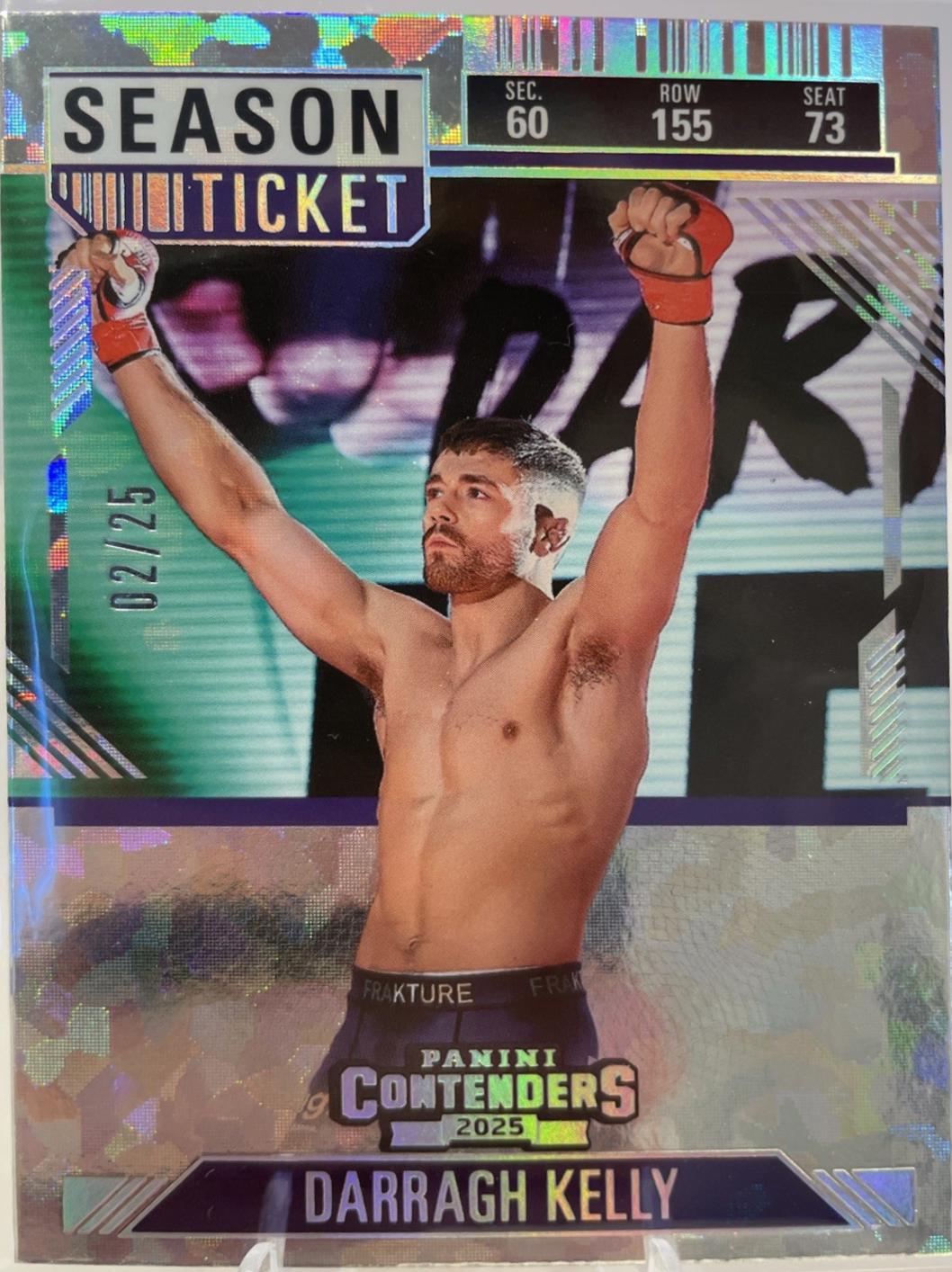 Darragh Kelly [Cracked Ice Season Ticket Signature] #30