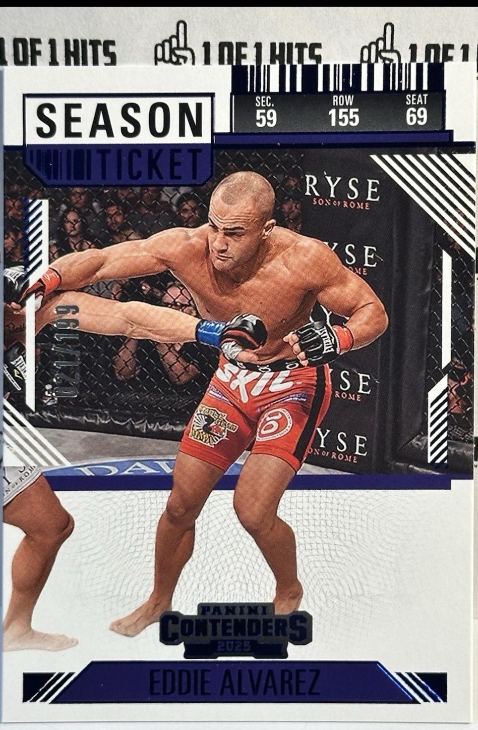 Eddie Alvarez [Season Ticket Blue] #71