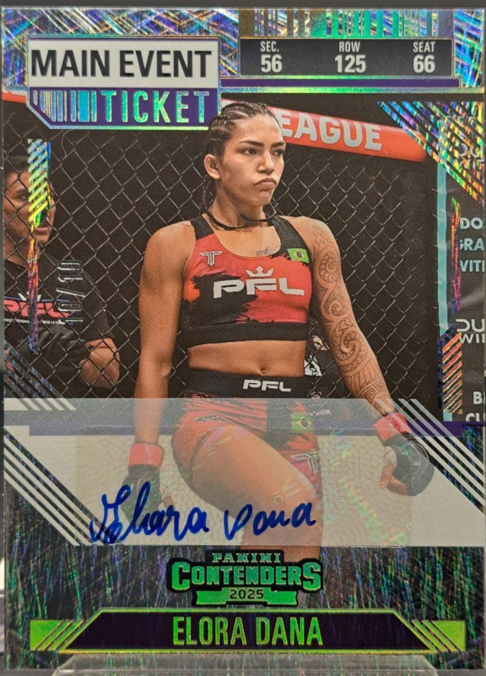 Elora Dana [Main Card Season Ticket Signature] #67